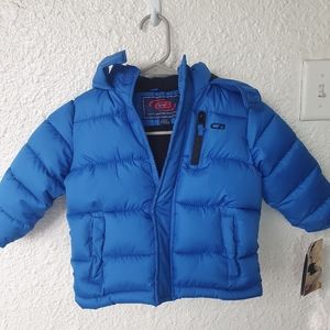 NWT CB Sports Hooded Puffer Coat, Toddler 2T